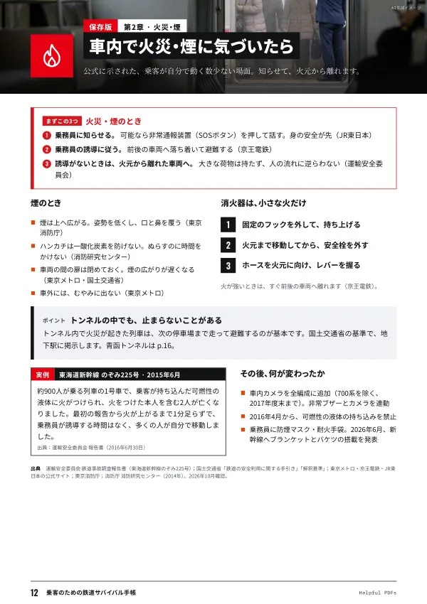 見本:列車事故サバイバル手帳 p.12